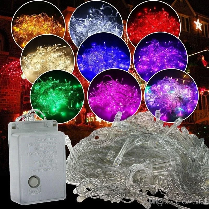String Light 100LED 10M Christmas/Wedding/Party Decoration Lights garland AC 110V 220V outdoor Waterproof led lamp 9 Colors led
String Light 100LED 10M Christmas/Wedding/Party Decoration Lights garland AC 110V 220V outdoor Waterproof led lamp 9 Colors led