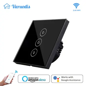 Smart Wireless Remote Control Alexa/Google 3 Gang Wifi APP Smart Home Wall Touch Glass Panel Touch LED Lights for Smart Home
Smart Wireless Remote Control Alexa/Google 3 Gang Wifi APP Smart Home Wall Touch Glass Panel Touch LED Lights for Smart Home