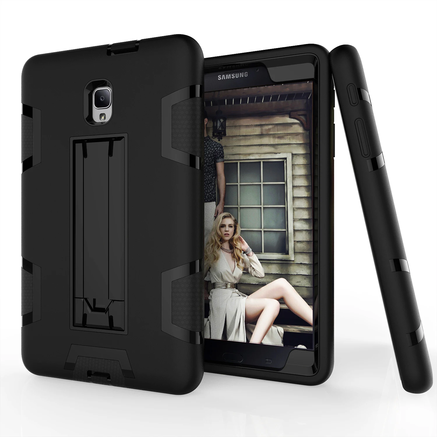 For Samsung Galaxy Tab A 8.0 T380 Case High Impact Resistant Hybrid Three Layer Heavy Duty Armor Defender Full Body Protector | Компьютеры