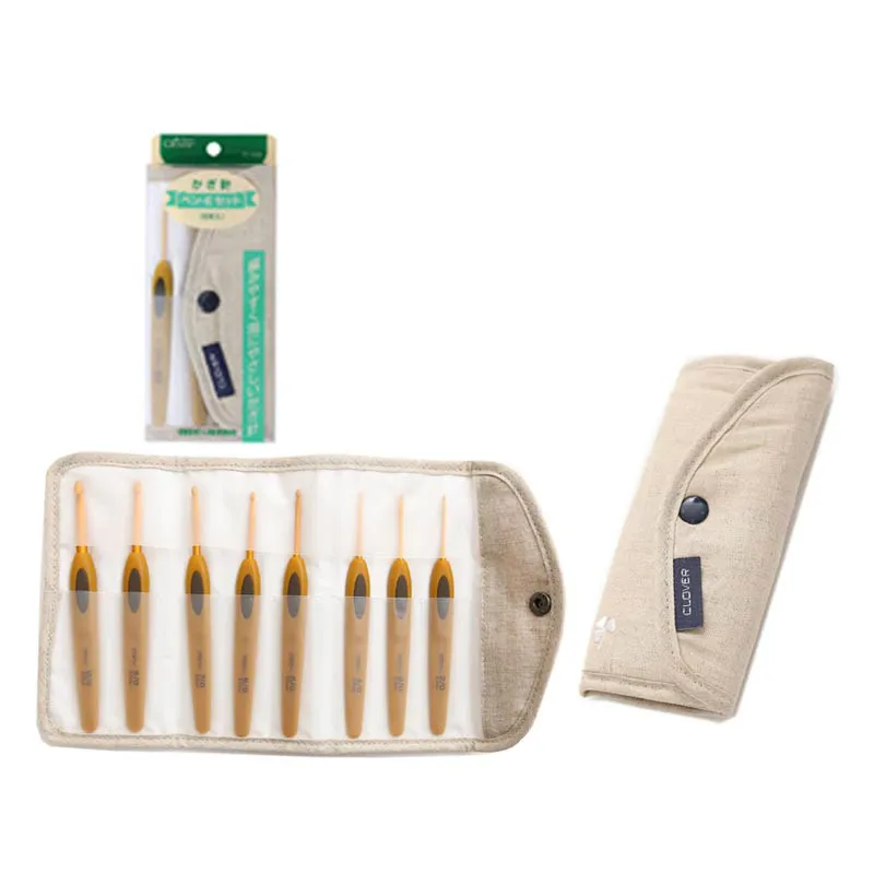 8pcs/set Japanese Crochet Hook Soft Touch Knitting Needles Set Original authentic Imported from Japan With Gift bag
8pcs/set Japanese Crochet Hook Soft Touch Knitting Needles Set Original authentic Imported from Japan With Gift bag