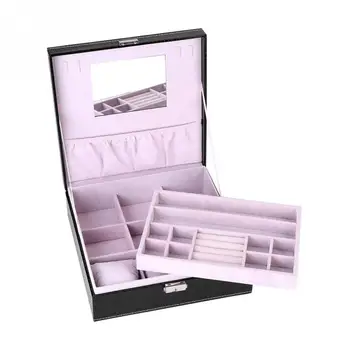 PU Leather Watch Box Lock Design Jewelry Watch Earrings Rings Necklaces Box Organizer Mirror Storage Case Jewelry Dispaly Box
PU Leather Watch Box Lock Design Jewelry Watch Earrings Rings Necklaces Box Organizer Mirror Storage Case Jewelry Dispaly Box