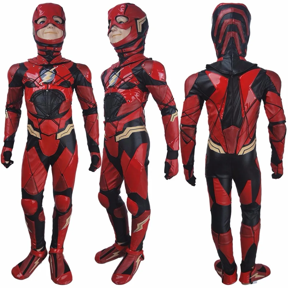Kids boys The Flash Barry Allen cosplay halloween costume full set Justice League 2017 superhero Flash outfit xmas gift toys
Kids boys The Flash Barry Allen cosplay halloween costume full set Justice League 2017 superhero Flash outfit xmas gift toys