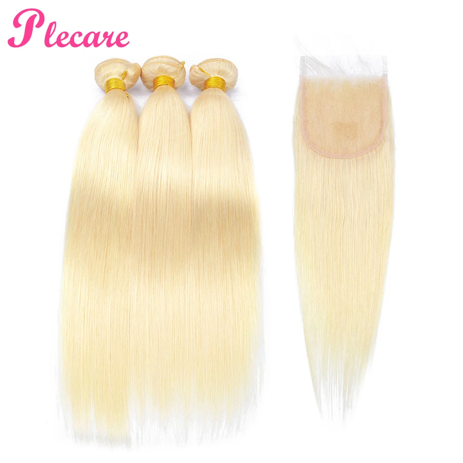 Plecare Blonde Bundles With Closure 613 Bundles With Closure Brazilian Straight 4 Pcs 100% Human Hair Non-remy Hair Extension
Plecare Blonde Bundles With Closure 613 Bundles With Closure Brazilian Straight 4 Pcs 100% Human Hair Non-remy Hair Extension