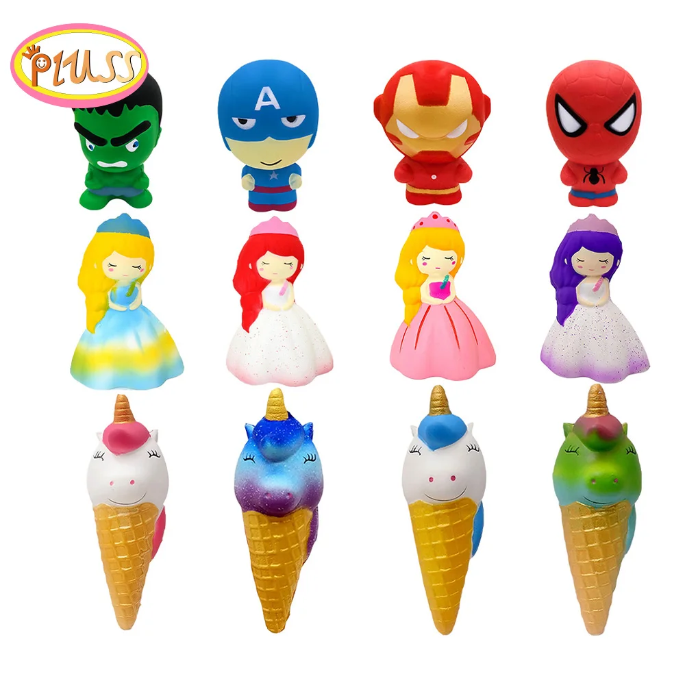 New Cute Super Hero Squishy Spiderman Iron Man Hulk Slow Rising Soft Squeeze Toy Bread Scented Stress Relief for Kid Fun Gift
New Cute Super Hero Squishy Spiderman Iron Man Hulk Slow Rising Soft Squeeze Toy Bread Scented Stress Relief for Kid Fun Gift