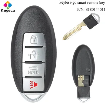 KEYECU Keyless-Go Remote Car Key - 4 Butttons & 433.92MHz & ID47 Chip - FOB for Infiniti JX35 2013 QX60 2014 P/N: S180144011
KEYECU Keyless-Go Remote Car Key - 4 Butttons & 433.92MHz & ID47 Chip - FOB for Infiniti JX35 2013 QX60 2014 P/N: S180144011