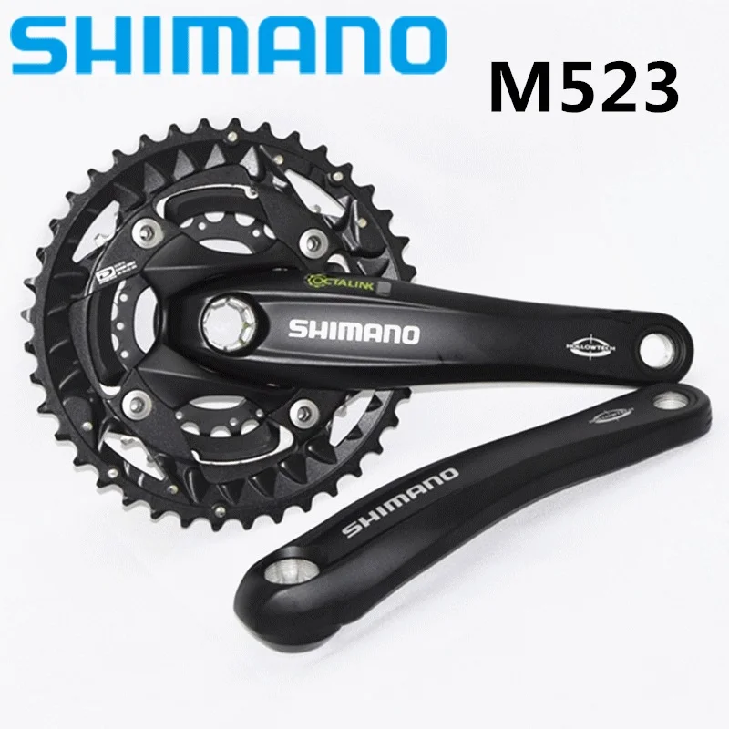 SHIMANO FC M523 черный 10 скоростей цепи шатун 3x10 скорость колеса протектор для