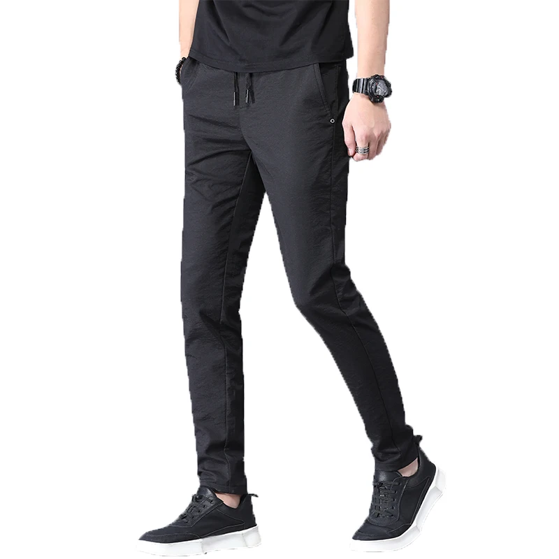 Men Pencil Pants 2019 New Summer Korean Fashion Men Solid Color Ankle-length Pants Male Elastic Waist Harem Pants Man jogger 38
Men Pencil Pants 2019 New Summer Korean Fashion Men Solid Color Ankle-length Pants Male Elastic Waist Harem Pants Man jogger 38