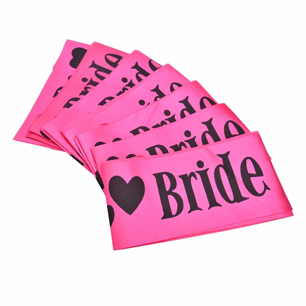 1PC Sweet Wedding Favors Decoration Bridal Sets Bride To Be Satin Sash For Bachelorette Party Hen Party Supplies
1PC Sweet Wedding Favors Decoration Bridal Sets Bride To Be Satin Sash For Bachelorette Party Hen Party Supplies