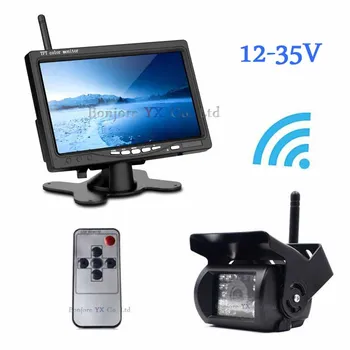 NEW 7Inch Wireless Car Monitor 800 x 480 Color car TFT LCD Monitor + Wireless Backup Reverse Camera 12-24V For Bus big long car
NEW 7Inch Wireless Car Monitor 800 x 480 Color car TFT LCD Monitor + Wireless Backup Reverse Camera 12-24V For Bus big long car