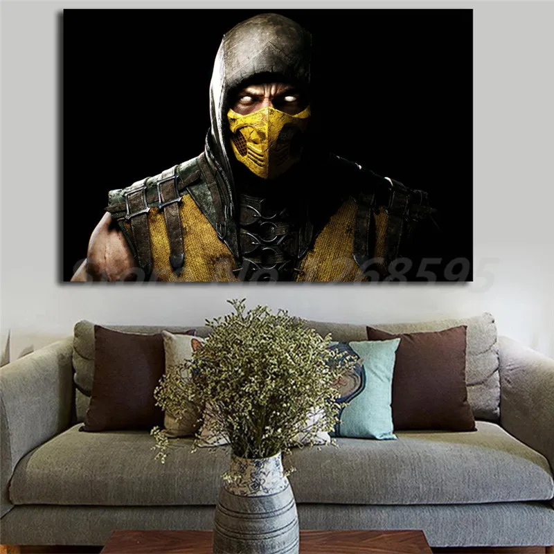 Mortal Kombat X Scorpion Cover HD Wall Art Canvas Poster and Print Canvas Painting Decorative Picture For Living Room Home Decor
Mortal Kombat X Scorpion Cover HD Wall Art Canvas Poster and Print Canvas Painting Decorative Picture For Living Room Home Decor