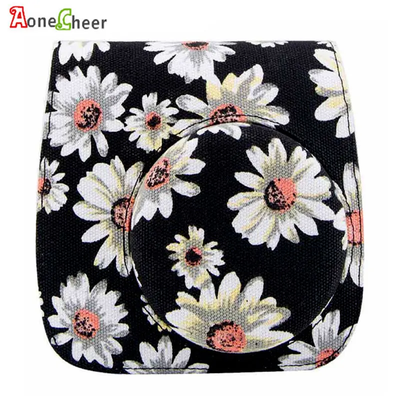Canvas Case Bags for Fujifilm Instax Mini 9/Mini8/Mini 8Plus with Camera Shoulder Strap for Instax mini 8 9 Pouch Black Daisy
Canvas Case Bags for Fujifilm Instax Mini 9/Mini8/Mini 8Plus with Camera Shoulder Strap for Instax mini 8 9 Pouch Black Daisy