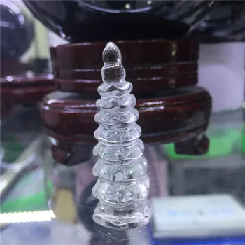 1pcs natural clear quartz hand carved Tower figurine reiki Healing energr crystals as gift help with meditation
1pcs natural clear quartz hand carved Tower figurine reiki Healing energr crystals as gift help with meditation