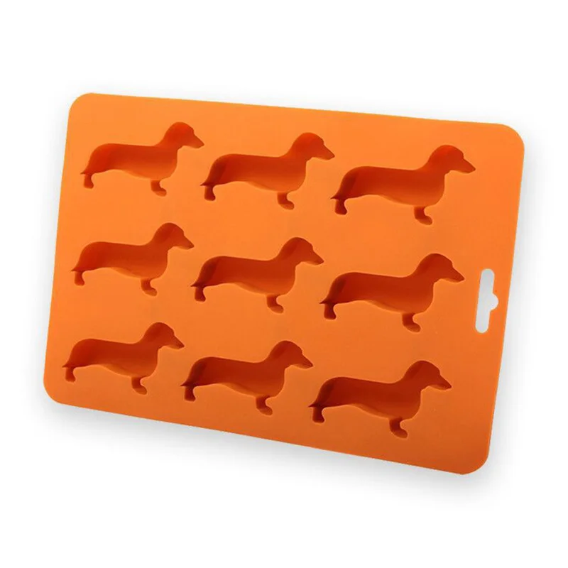 Cute Cartoon Dachshund Ice Cube Tray BPA Free Silicone Dog Shaped Mold for Candy Making or Gelatin Setting Kitchen Baking Tools
Cute Cartoon Dachshund Ice Cube Tray BPA Free Silicone Dog Shaped Mold for Candy Making or Gelatin Setting Kitchen Baking Tools