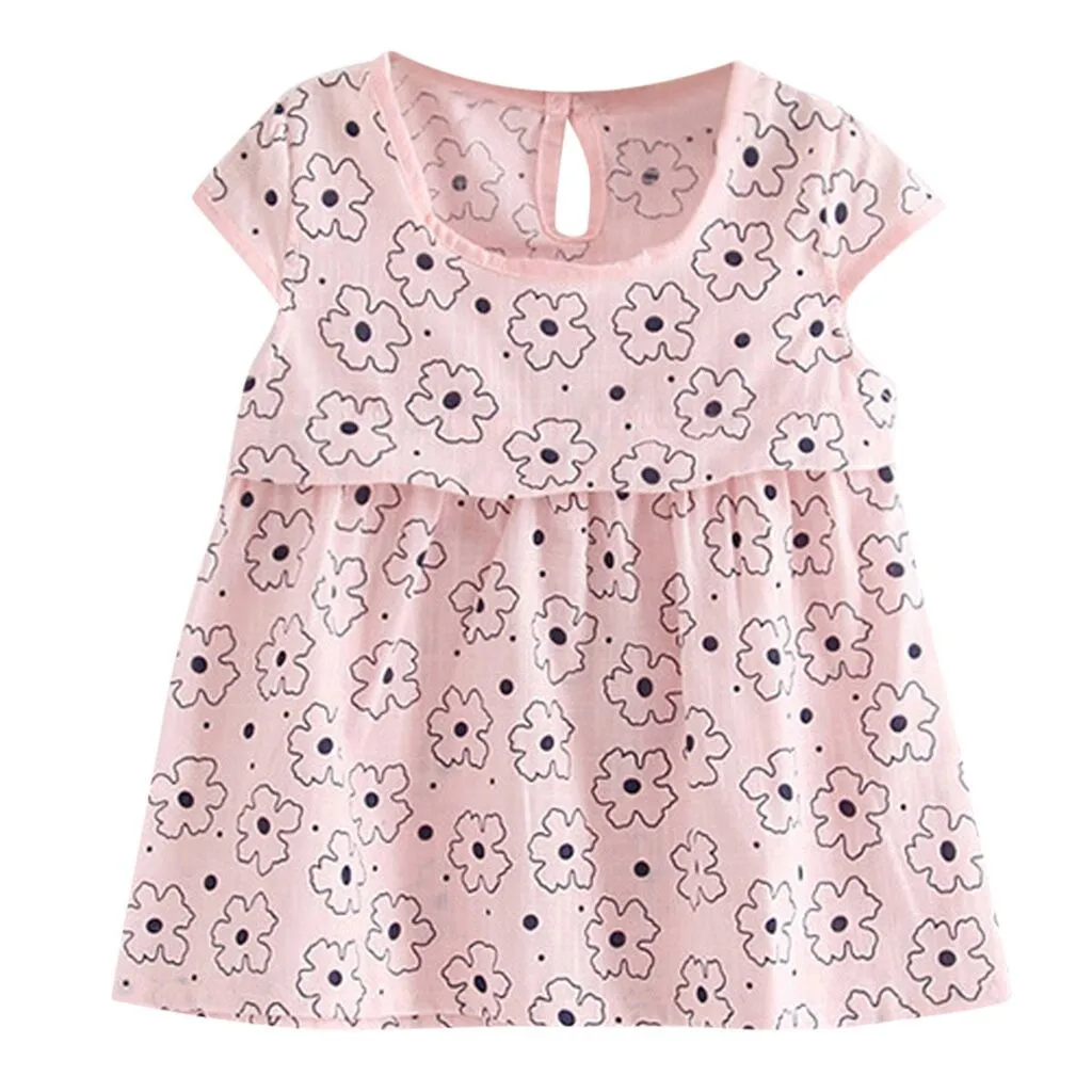 Baby Girls Clothes Summer Baby Dress Toddler Kids Baby Girl Floral Short Sleeve Patchwork Casual Princess Party Dress Clothes
Baby Girls Clothes Summer Baby Dress Toddler Kids Baby Girl Floral Short Sleeve Patchwork Casual Princess Party Dress Clothes