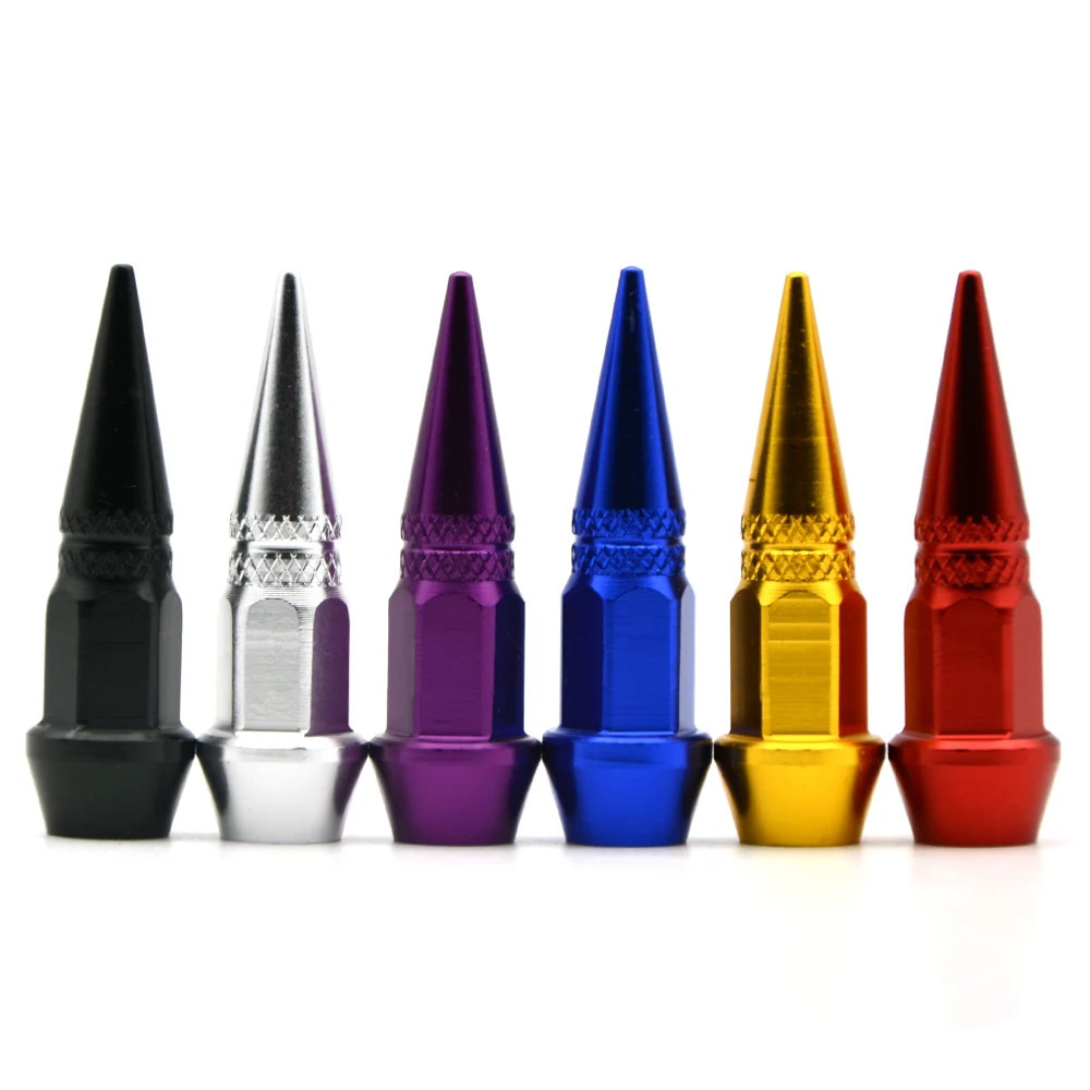 4 pcs 45MM Car Auto Bike Spike Shape Tire Tyre Dust Proof Wheel Stem Aluminum Alloy Valve Cap
4 pcs 45MM Car Auto Bike Spike Shape Tire Tyre Dust Proof Wheel Stem Aluminum Alloy Valve Cap