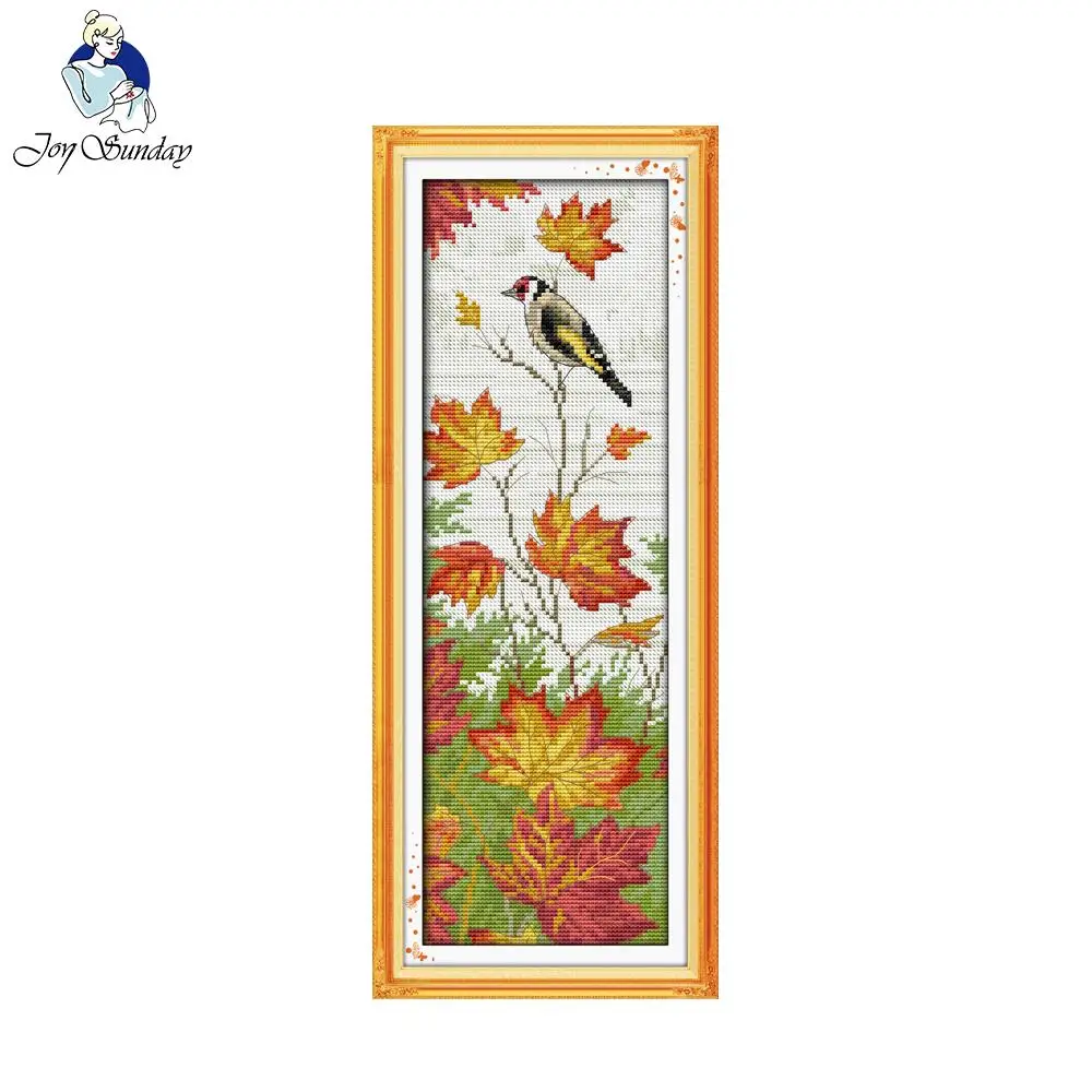 Joy Sunday Autumn scenery Needlework DIY Cross stitch Sets For Embroidery kits Precise Printed Patterns Counted Cross-Stitching
Joy Sunday Autumn scenery Needlework DIY Cross stitch Sets For Embroidery kits Precise Printed Patterns Counted Cross-Stitching
