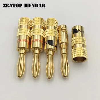 50Pcs Gold Plated 4mm Nakamichi Speaker Banana Plug for Video 24K Speaker Copper 4mm Banana Audio Connector
50Pcs Gold Plated 4mm Nakamichi Speaker Banana Plug for Video 24K Speaker Copper 4mm Banana Audio Connector
