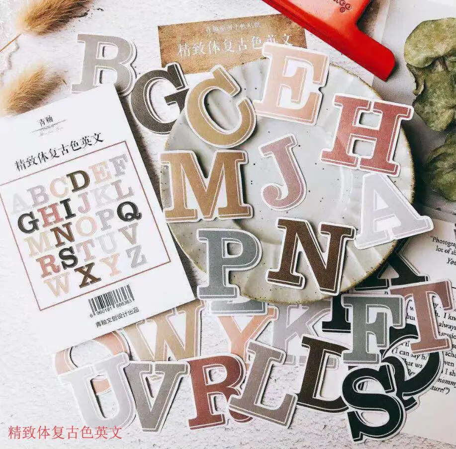Vintage English Letters Retro Color English Month Plan Decorative Sticker DIY Scrapbooking Label planner Album Sticker Escolar
Vintage English Letters Retro Color English Month Plan Decorative Sticker DIY Scrapbooking Label planner Album Sticker Escolar