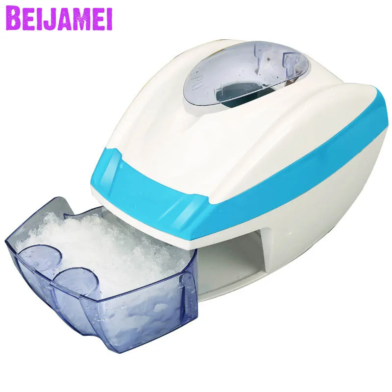 BEIJAMEI Electric ice crusher shaver ice slush maker small ice Smoothie making machine for milk tea shop
BEIJAMEI Electric ice crusher shaver ice slush maker small ice Smoothie making machine for milk tea shop