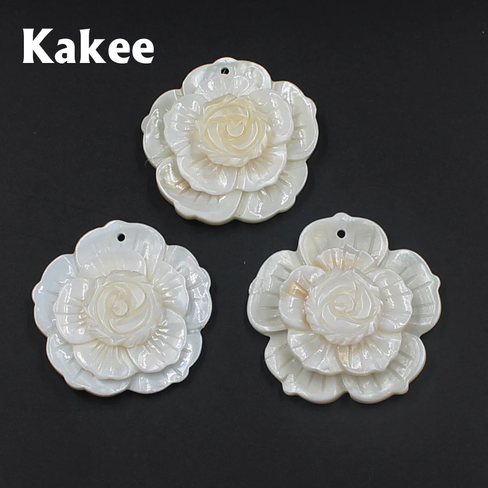 Kakee Natural Carved Mother of Pearl Flower Charms White Shell Bead for Jewelry DIY Beads Making Fashion Pendants Necklaces
Kakee Natural Carved Mother of Pearl Flower Charms White Shell Bead for Jewelry DIY Beads Making Fashion Pendants Necklaces