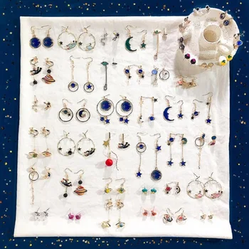 Creative Planet Space Star Moon Astronaut Long Pendant Earrings Simple Wild Korean Fashion Asymmetric Blue Earrings Jewelry Gift
Creative Planet Space Star Moon Astronaut Long Pendant Earrings Simple Wild Korean Fashion Asymmetric Blue Earrings Jewelry Gift