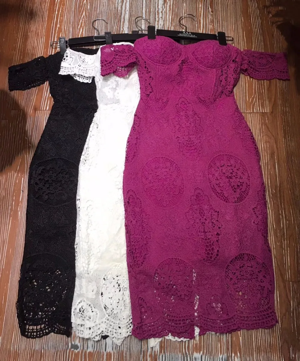 Purple White Black Woman Elegant Party Vestidos Summer Ladies Sexy Off the Shoulder Lace Celebrity Bandage Dress Wholesale
Purple White Black Woman Elegant Party Vestidos Summer Ladies Sexy Off the Shoulder Lace Celebrity Bandage Dress Wholesale