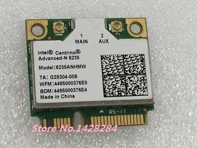 SSEA New Wireless Card For Intel Advanced-N 6235 6235ANHMW WIFI Bluetooth 4.0 Half MINI PCI-E 802.11 a/b/g/n 2.4G/5 GHZ 300 Mbps
SSEA New Wireless Card For Intel Advanced-N 6235 6235ANHMW WIFI Bluetooth 4.0 Half MINI PCI-E 802.11 a/b/g/n 2.4G/5 GHZ 300 Mbps
