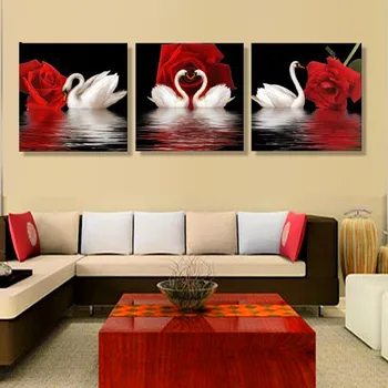 3 Pcs (No Frame) Modern Art Canvas Painting Swans Poster For Living Room Bedroom Modular Paintings Wall Decor Cuadros Decoracion
3 Pcs (No Frame) Modern Art Canvas Painting Swans Poster For Living Room Bedroom Modular Paintings Wall Decor Cuadros Decoracion