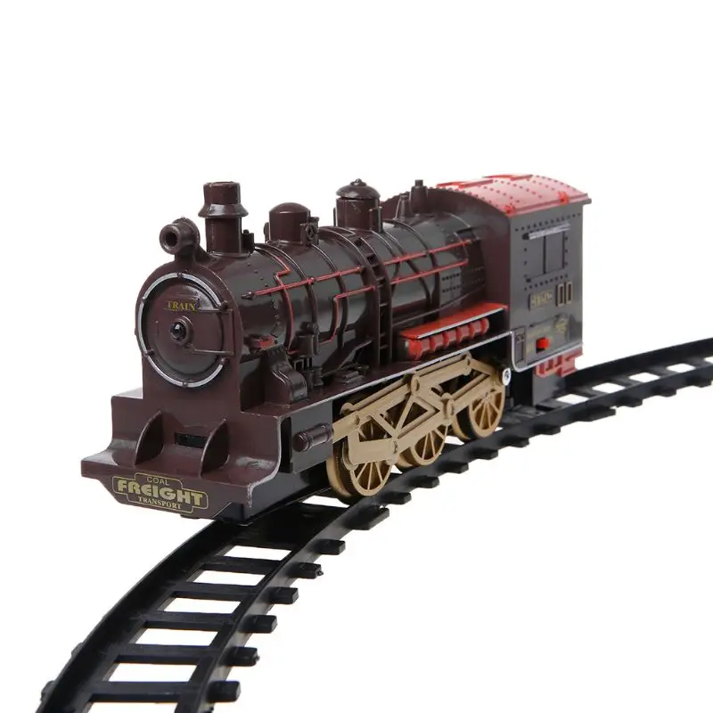 Electric Toys Battery Operated Railway Rail Train Toy Car with Sound Smoking for Kids Children Christmas Gift
Electric Toys Battery Operated Railway Rail Train Toy Car with Sound Smoking for Kids Children Christmas Gift