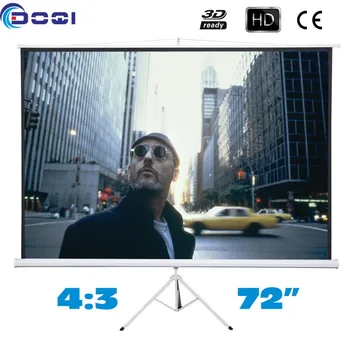 Prime Quality 72 inches 4:3 Portable Tripod Projection Screen Floor stand Bracket Projector Screens Foldable
Prime Quality 72 inches 4:3 Portable Tripod Projection Screen Floor stand Bracket Projector Screens Foldable
