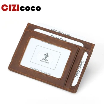 New Genuine Leather Credit Card Holder RFID Blocking Card Holders Wallet First Cowhide Card Holders Case Gift For Men
New Genuine Leather Credit Card Holder RFID Blocking Card Holders Wallet First Cowhide Card Holders Case Gift For Men