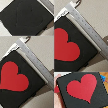 Scrapbooking die heart shape custom dies for fabrics and paper, 15.8mm thick, 100X100MM
Scrapbooking die heart shape custom dies for fabrics and paper, 15.8mm thick, 100X100MM