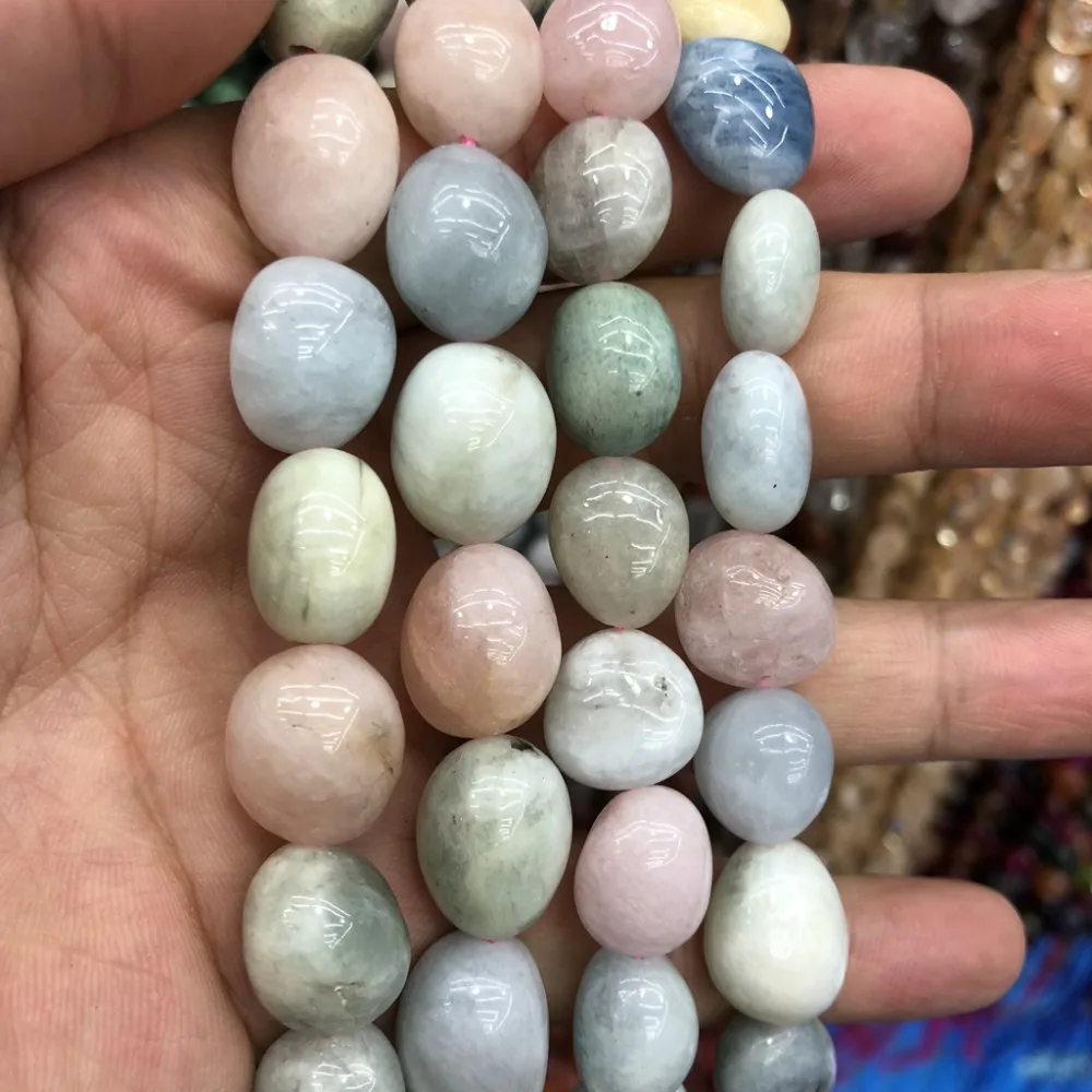 Natural Morganite Beads Polished Nugget Bead, Genuine Stone Gem Jewelry Making Beads 3strings of 15.5"
Natural Morganite Beads Polished Nugget Bead, Genuine Stone Gem Jewelry Making Beads 3strings of 15.5"