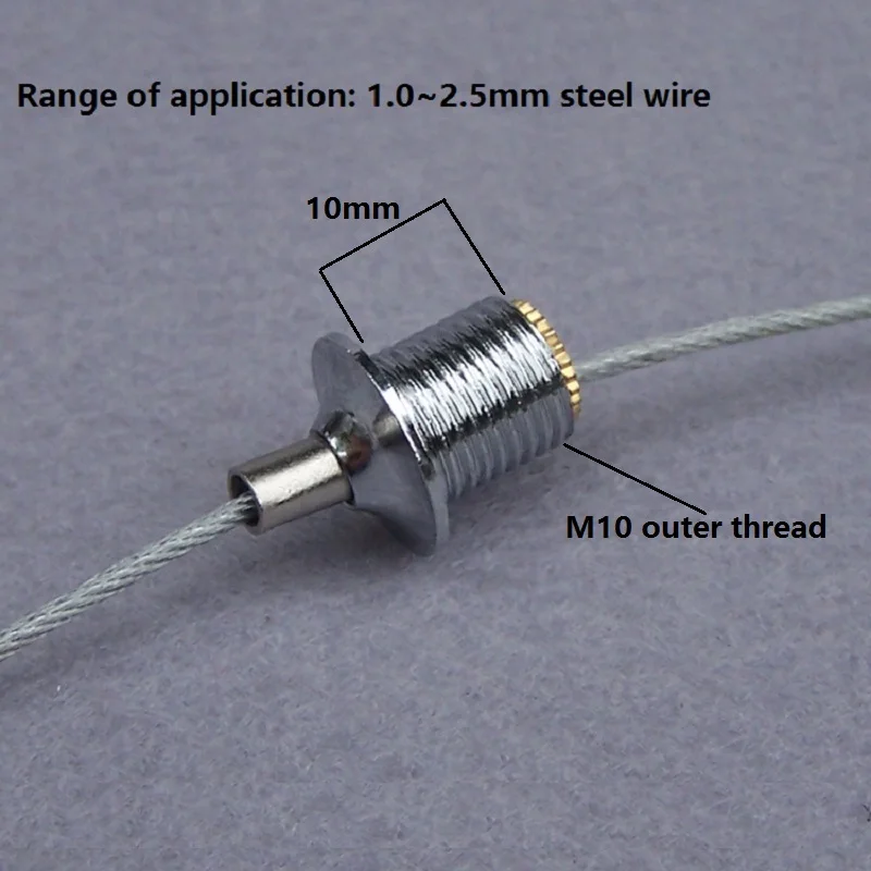 10pcs/lot 1.0-2.5mm steel wire rope fixator steel Cable Grip Wire Clip Cord Grip wire lock for office lighting pendant lamp use
10pcs/lot 1.0-2.5mm steel wire rope fixator steel Cable Grip Wire Clip Cord Grip wire lock for office lighting pendant lamp use