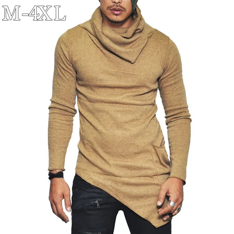 New Men T Shirt Slim Fit Long Sleeve T Shirt Men Side Pocket Irregular Hem Solid Streetwear TShirt Hipster Tee Shirt Homme M-4XL
New Men T Shirt Slim Fit Long Sleeve T Shirt Men Side Pocket Irregular Hem Solid Streetwear TShirt Hipster Tee Shirt Homme M-4XL