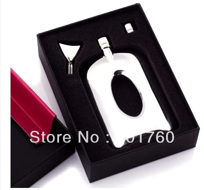 High-grade stainless steel new style ceative personality hip flask with funnel free shipping T66001-M
High-grade stainless steel new style ceative personality hip flask with funnel free shipping T66001-M
