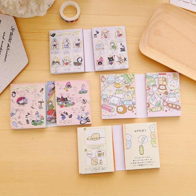 1PC Lovely New Creative Sentimental Circus Notepad Memo 6 Fold Sticky Note Pad Notebook Retail Pepsi Stick Korea Stationery
1PC Lovely New Creative Sentimental Circus Notepad Memo 6 Fold Sticky Note Pad Notebook Retail Pepsi Stick Korea Stationery