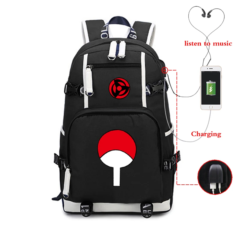 NARUTO Bags Luminous Girls Backpack USB Charging School Bags Canvas Black Bookbag Boys Travel Laptop Bagpack Casual Rucksack
NARUTO Bags Luminous Girls Backpack USB Charging School Bags Canvas Black Bookbag Boys Travel Laptop Bagpack Casual Rucksack