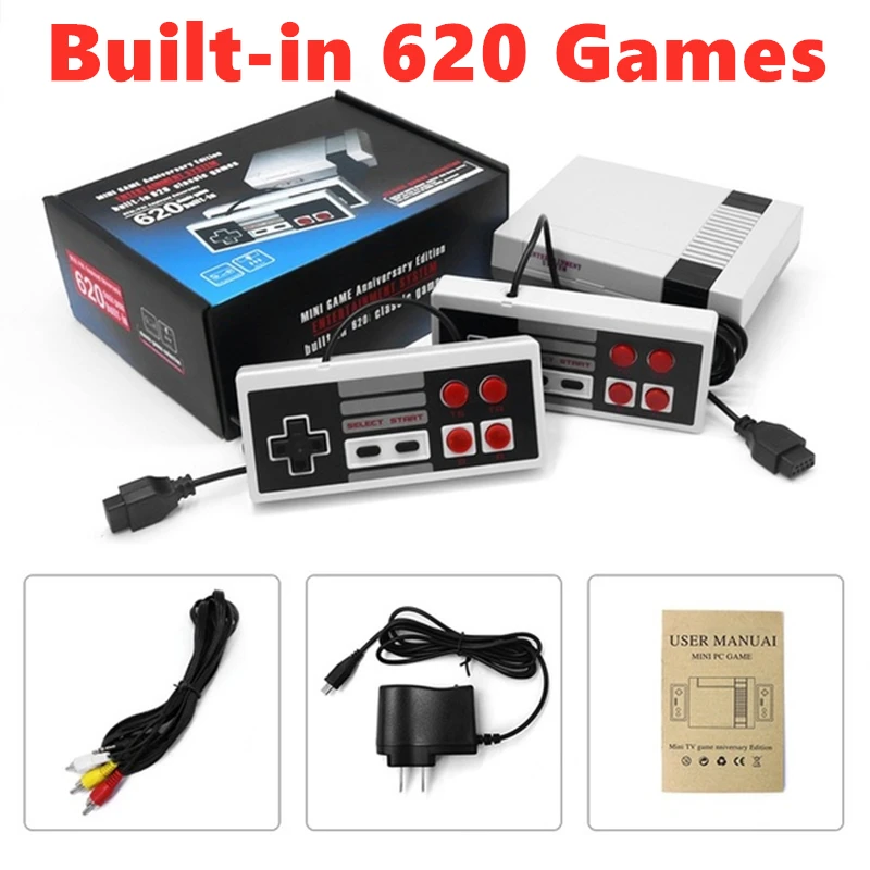 620 In 1 TV Retro Video Game Console Family HD TV Video Game Play Station Classic Tv Game Console Player
620 In 1 TV Retro Video Game Console Family HD TV Video Game Play Station Classic Tv Game Console Player