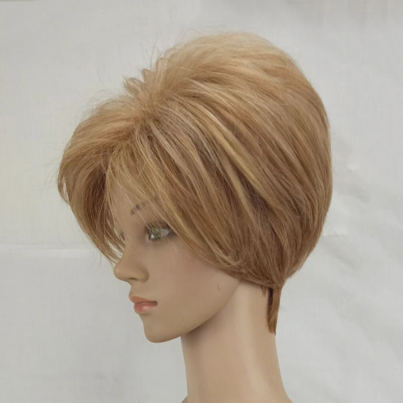 Hairjoy Zhenskij Smeshannyj Korotkij Sloistyj Shag Sinteticheskie Pryamye Volosy Parik 6 Cvetov V Nalichii Besplatnaya Dostavka Volokno Volokna Pariki Volokna Volos Aliexpress