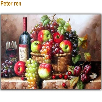 Diy Diamond painting Fruit basket of wine Diamond Embroidery Full Square Diamond mosaic icon The sitting room adornment picture
Diy Diamond painting Fruit basket of wine Diamond Embroidery Full Square Diamond mosaic icon The sitting room adornment picture