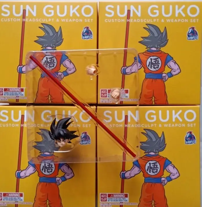 В наличии Demoniacal fit костюм для фигурку игрушка SSJ Гоку UI POWER палка 1/12