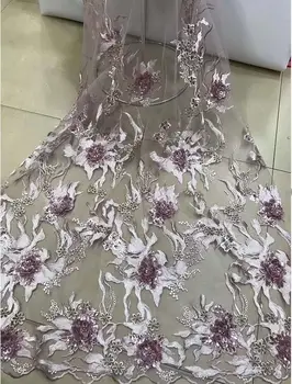2019 new jacquard with beads embroidery Nigeria lace fabric ZLL-50510 high quality African tulle lace ladies dress 5 yards /lot
2019 new jacquard with beads embroidery Nigeria lace fabric ZLL-50510 high quality African tulle lace ladies dress 5 yards /lot