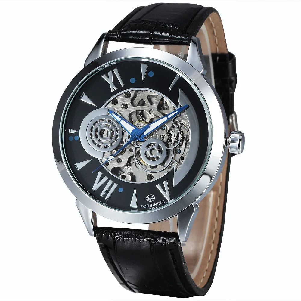 2015 Luxury Brand Automatic Mechanical Men Watches Steel Case Skeleton Dial Transparent Back PU Leather Strap Relogio Masculino
2015 Luxury Brand Automatic Mechanical Men Watches Steel Case Skeleton Dial Transparent Back PU Leather Strap Relogio Masculino