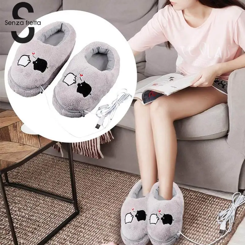1 Pair USB Powered Cushion Shoes Electric Heat Slippers USB Gadget Cute Grey Pink Piggy Plush Foot One Size Warmer Shoes LDE2311
1 Pair USB Powered Cushion Shoes Electric Heat Slippers USB Gadget Cute Grey Pink Piggy Plush Foot One Size Warmer Shoes LDE2311