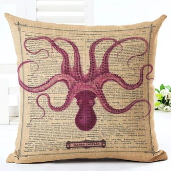 2016 45x45 New Arrival Creative Retro Octopus Pictorial Throw Pillow Cojines Chair Cushion Almofadas Cotton Linen Square
2016 45x45 New Arrival Creative Retro Octopus Pictorial Throw Pillow Cojines Chair Cushion Almofadas Cotton Linen Square