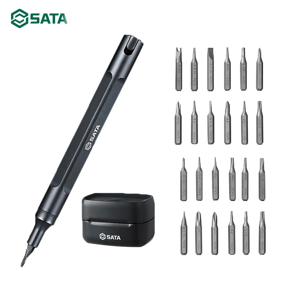 24 in 1 SATA Pen Screwdriver Kits Magnetic Multi-Bits Household mobile phone Repair Tool Set 05108
24 in 1 SATA Pen Screwdriver Kits Magnetic Multi-Bits Household mobile phone Repair Tool Set 05108
