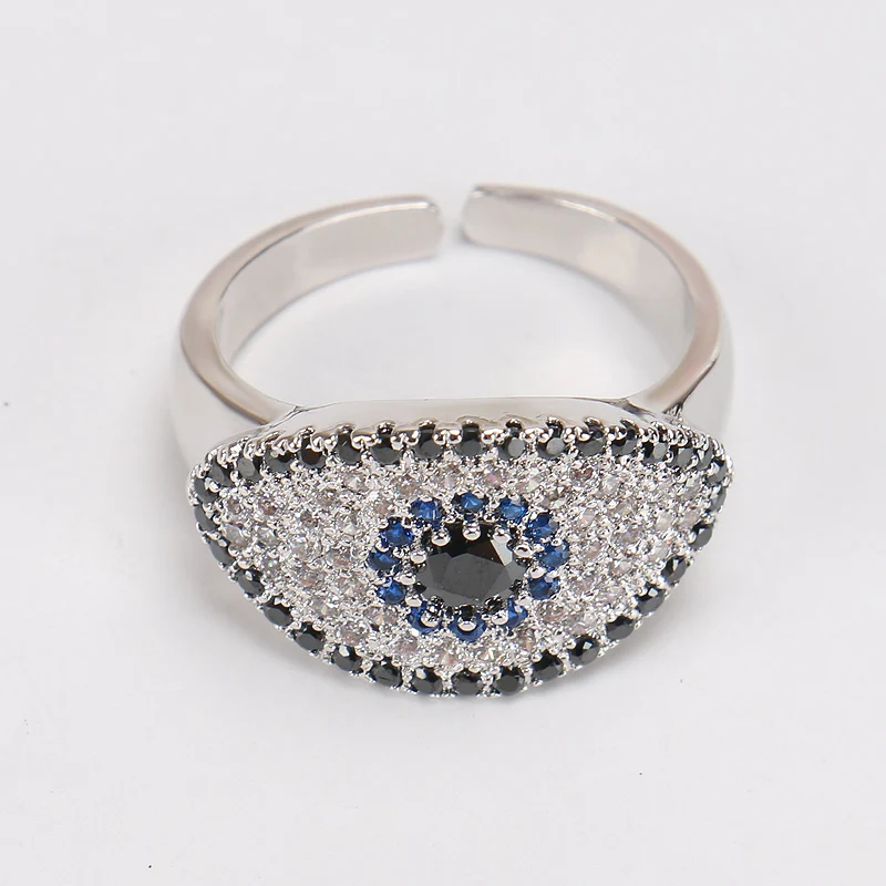 Lucky Eye Copper Evil Eye Rings Women Men Silver-color Crystal Rings Zircon CZ Band Engagement Ring Jewelry Adjustable EY4677
Lucky Eye Copper Evil Eye Rings Women Men Silver-color Crystal Rings Zircon CZ Band Engagement Ring Jewelry Adjustable EY4677