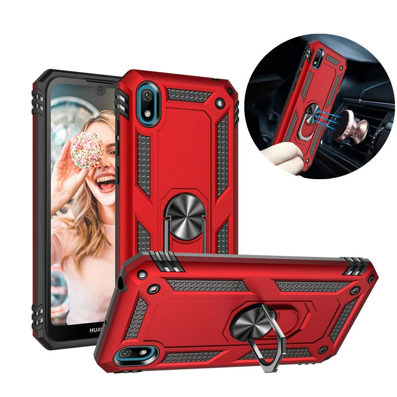 For Huawei Y9 Y5 2019 Case Metal Finger Ring Holder Stand Silicone TPU Armor Cover For Huawei Y6 Pro Y7 Prime 2019 Phone Cases
For Huawei Y9 Y5 2019 Case Metal Finger Ring Holder Stand Silicone TPU Armor Cover For Huawei Y6 Pro Y7 Prime 2019 Phone Cases