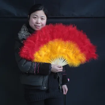 NEW customize yellow red goose feather fan dance stage performance Photography props 66*35cm EMS free shipping
NEW customize yellow red goose feather fan dance stage performance Photography props 66*35cm EMS free shipping